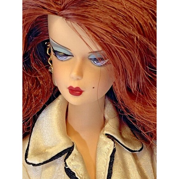 Barbie Fashion Model Collection Suite Retreat Silkstone Doll G8078 Red Hair - Picture 1 of 16
